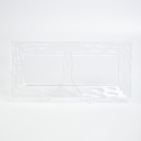 

Поднос прозрачный прямоугольный «Кастл», 38×18 см, BDK Glass