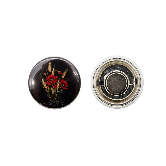 Магнитная игольница Цветы в вазе размер 25x3 мм 103₽