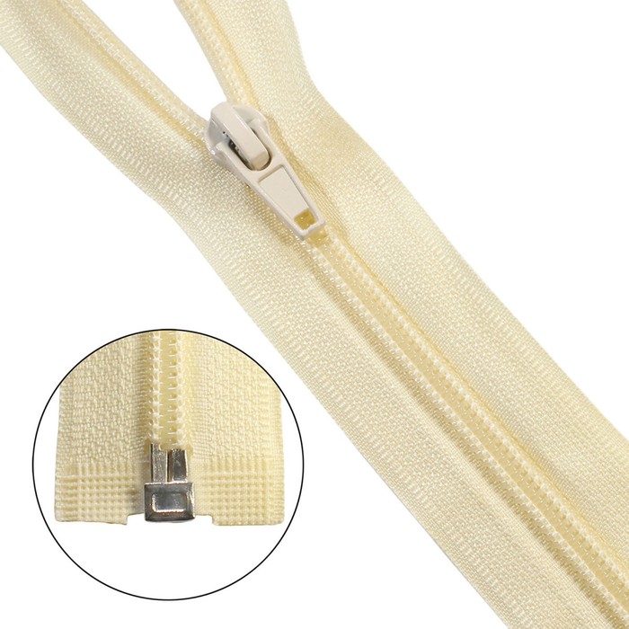 

Молния витая, Т5, 1 замок, размер 80 см (571 молочный), 10 шт. в наборе