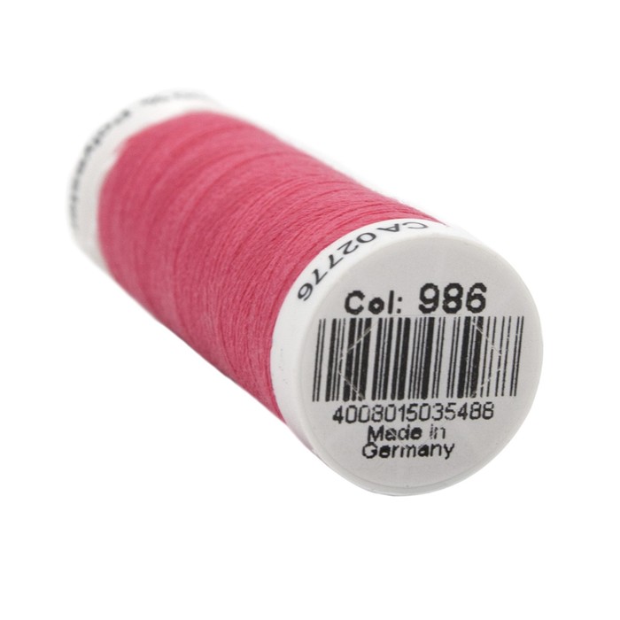 фото Нить sew-all для всех материалов, 200 м, 748277 (986 неоново-розовый) gutermann