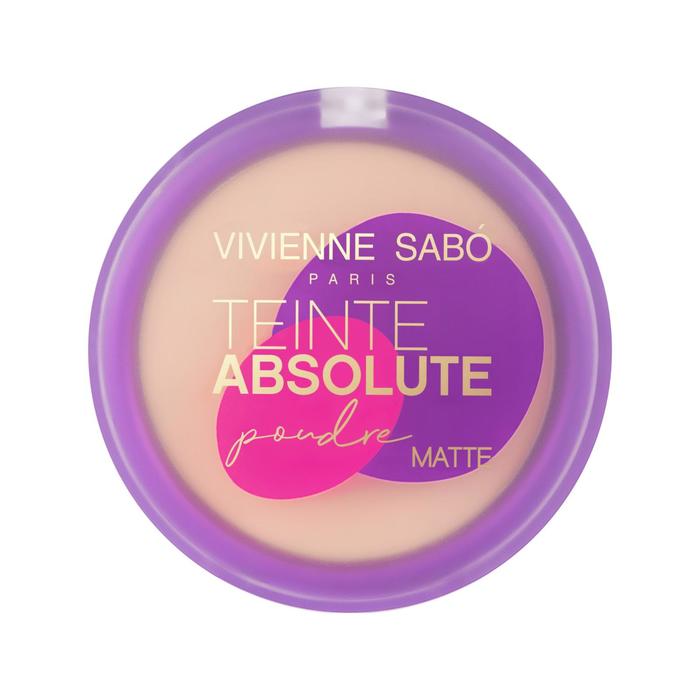 Пудра компактная Vivienne Sabo Teinte Absolute matte матирующая, тон 03 светло-персиковый, 6г