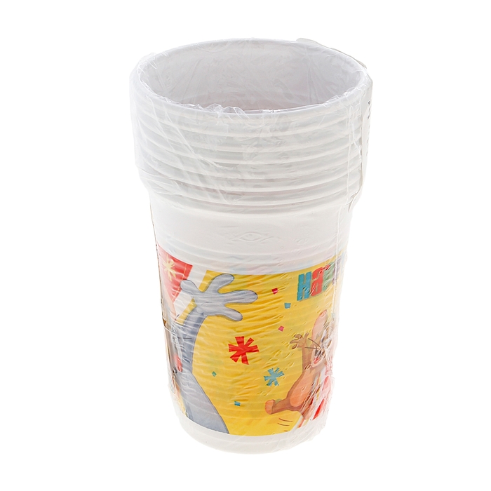 Набор пластиковых стаканов "Вечеринка Тома и Джери", 8 штук по 180 мл