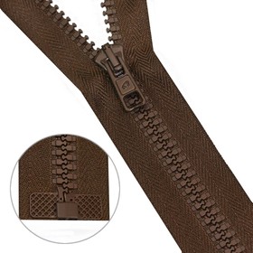 

Молния тракторная, Т10 10 (6 мм), 1 замок, размер 55 см, 25 шт. в упаковке (066 светло-коричневый)