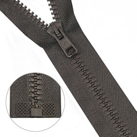 

Молния тракторная, Т10 10 (6 мм), 1 замок, размер 65 см, 25 шт. в упаковке (123 графит)