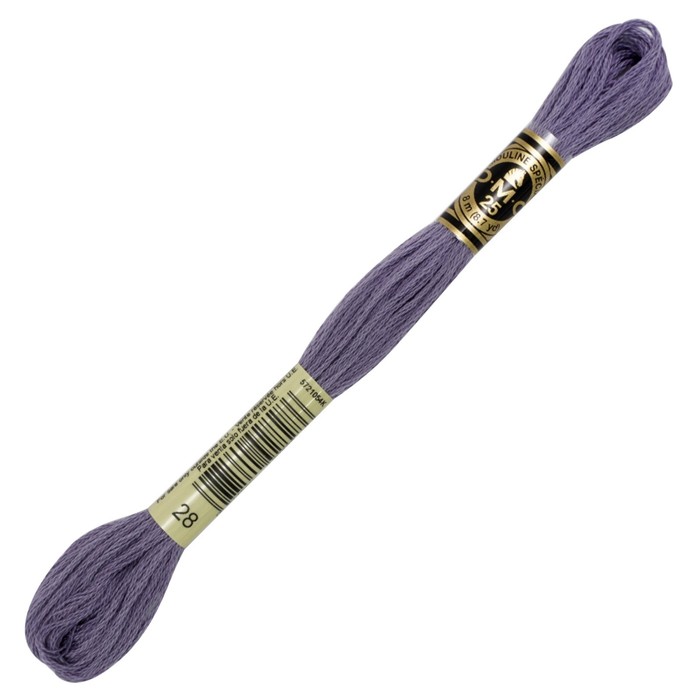 

Нитки мулине DMC 117 (028), 12 шт. в упаковке