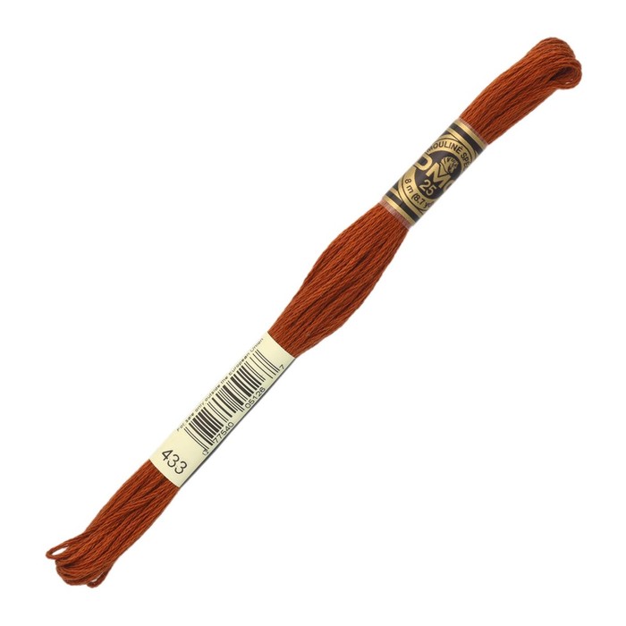 

Нитки мулине DMC 117 (433), 12 шт. в упаковке
