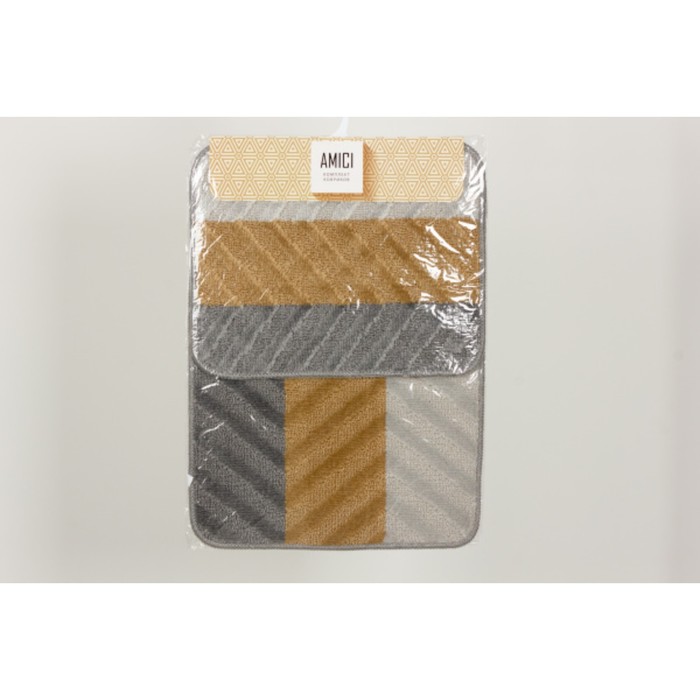 Набор ковриков Dasch «Марсела», 50х70 см, 40х50 см, цвет бежевый набор ковриков dasch бенито 50х70 см 40х50 см цвет серый