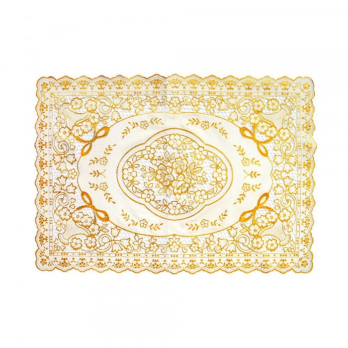 Салфетка Towa Grace, ажурная, 30х45 см, цвет золото ор 078 рамка ажурная салфетка большая