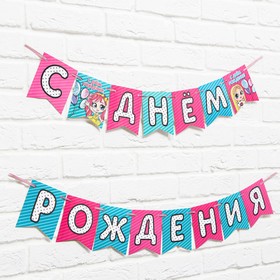 

Гирлянда на ленте «С Днем Рождения», кукольная, длина 250 см