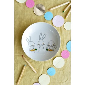 

Тарелка глубокая Bunny Sans Brides, 20 см