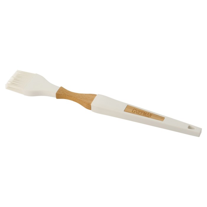 Кисть силиконовая ручка из бамбука белая 1090₽