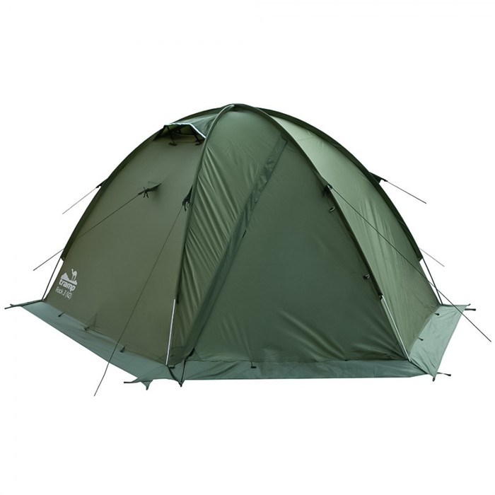 Палатка Rock 3 (V2), цвет зелёный палатка bluebird 2 v2 зелёный