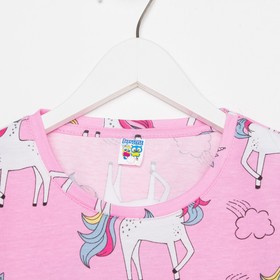 

Пижама для девочки, цвет розовый, рост 98