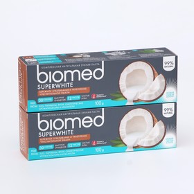 Зубная паста Biomed Superwhite, 100 г, 2 шт. в наборе Ош