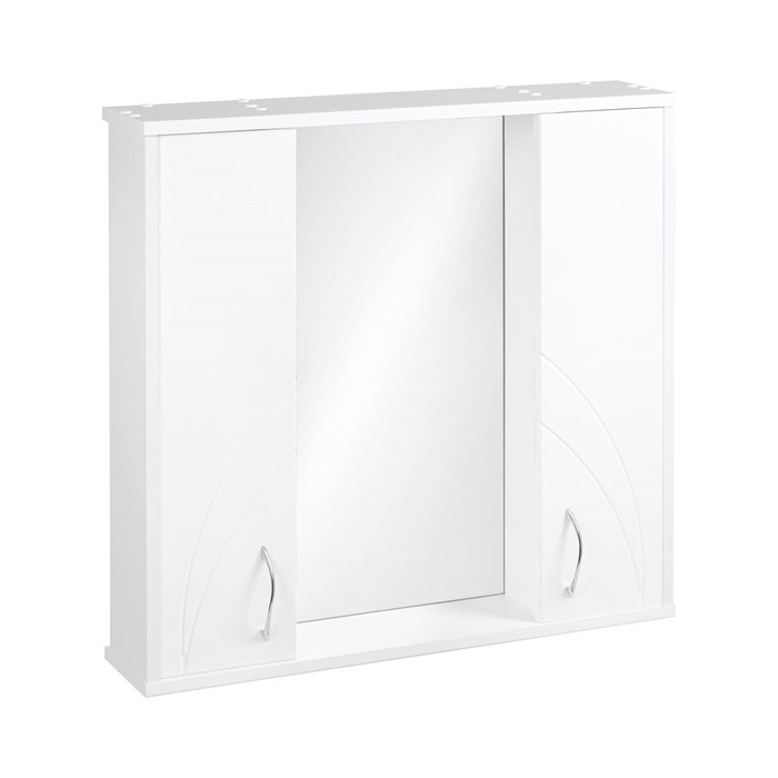 Зеркало-шкаф для ванной комнаты Вирджиния 75, 15 х 75 х 70 см шкаф зеркало марбл 75 00 мрамор камень бетонный универсальный 15 5 х 75 х 71 см