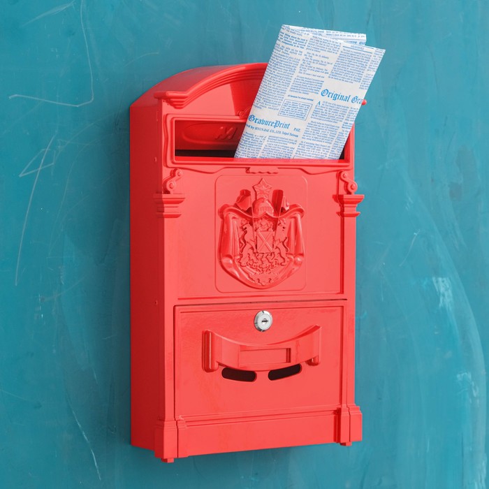 Ящик почтовый №4010, Красный цена и фото