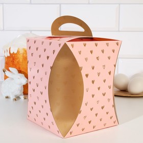 

Коробка для кулича "Пастель" диаметр 12,4 см