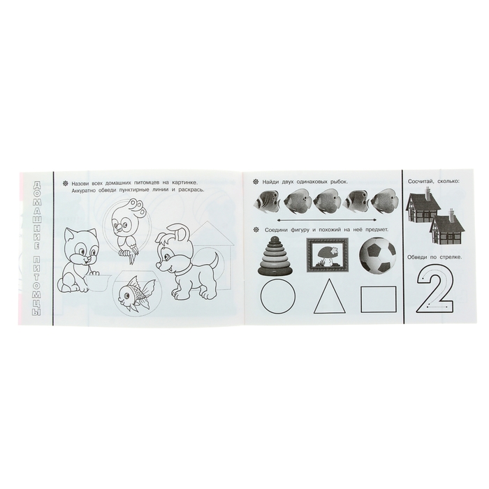 Раскраска Задания 1 (3+)