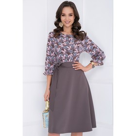 

Платье женское «Сивилья капучино лейфлетс», размер 52