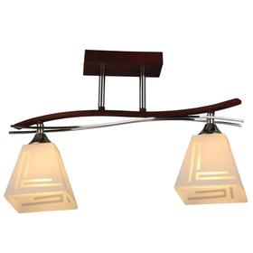 

Люстра MD.3139-2-S WENGE+CH, 2x60Вт E27, цвет венге