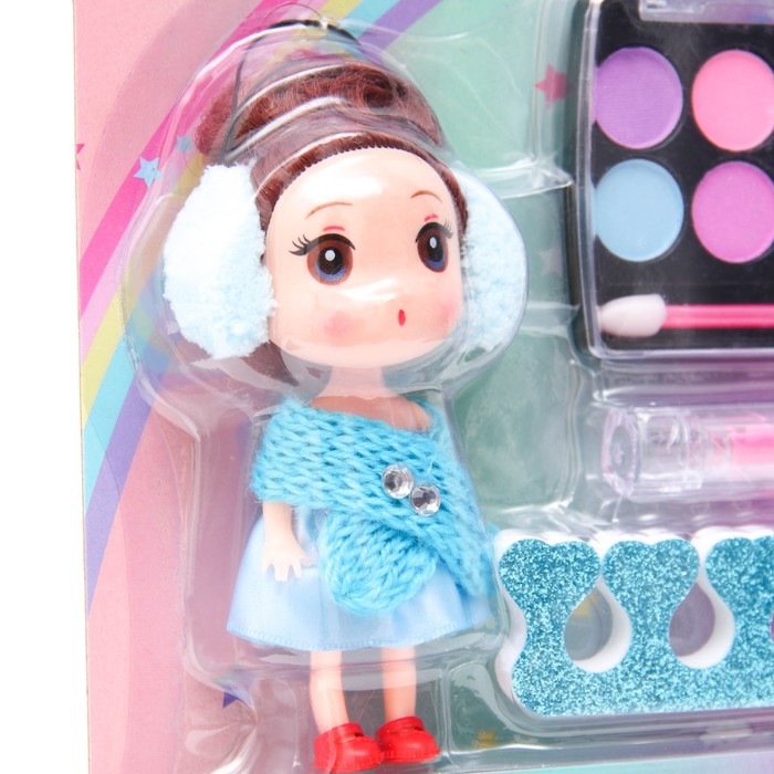 

Набор косметики для девочек «Тени и барби»