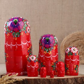 

Матрёшка «Алый цветок», 7 кукольная