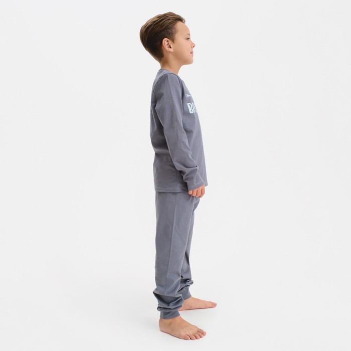 

Пижама детская для мальчика KAFTAN Brother, р.30 (98-104), темно-серый