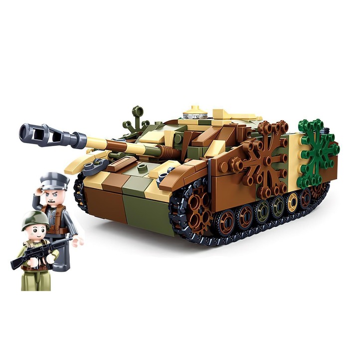 Конструктор Армия «Танк», 524 детали, в пакете конструктор армия штурмовой танк 22 детали