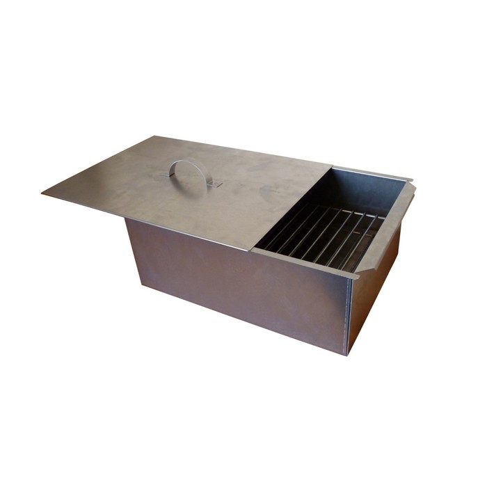 Коптильня Grillkoff «Универсал Плюс» сталь коптильни 08ПС толщиной 1 мм.