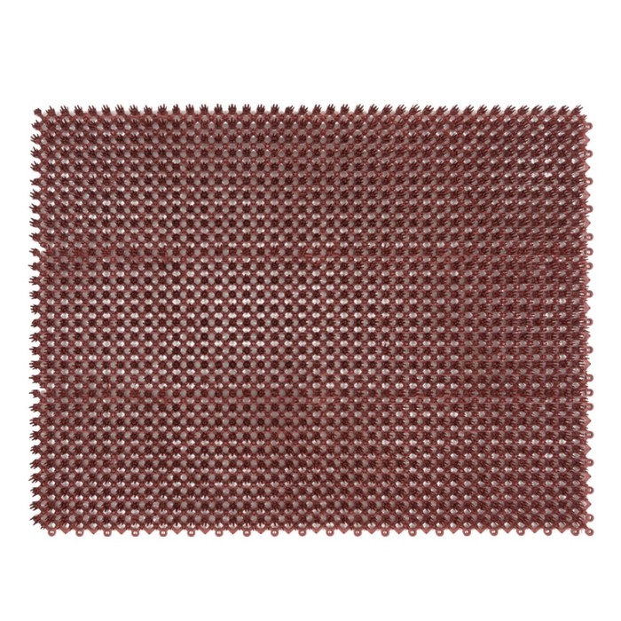 фото Коврик sunstep «травка», 42х56 см, цвет коричневый