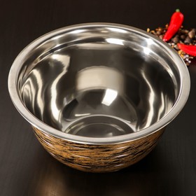 

Миска Доляна Wood, 550 мл, d=14 см, цвет древесный