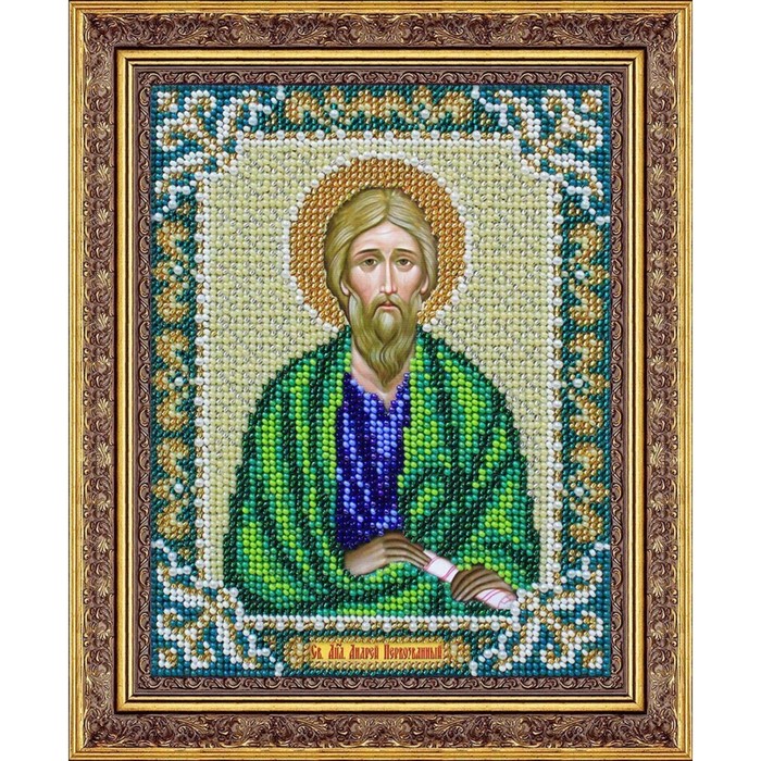 Набор для вышивания бисером «Святой Апостол Андрей Первозванный» набор для вышивания хрустальные грани ии 43 святой евгений набор