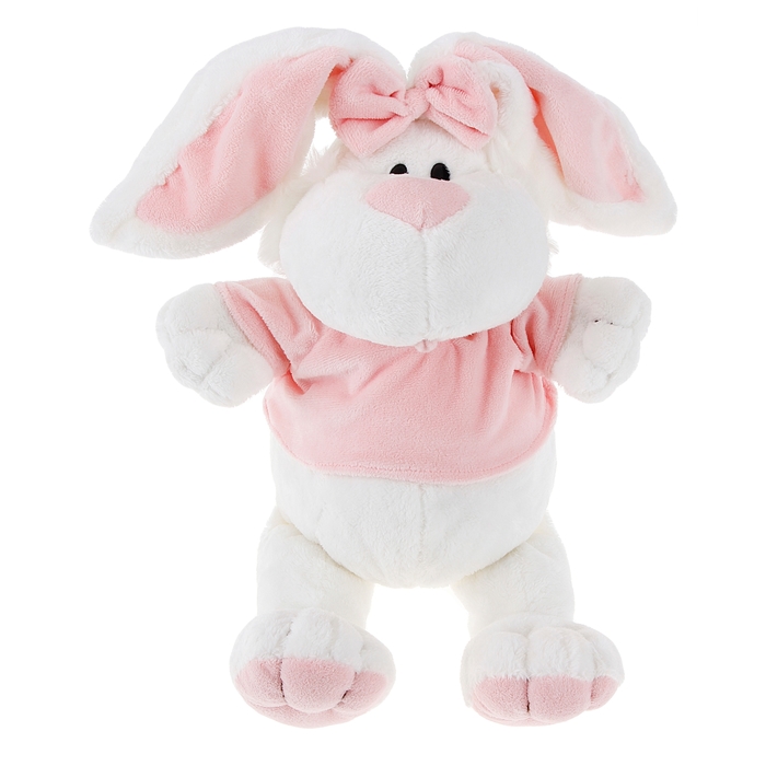 Мягкая игрушка "Кролик белый сидячий"