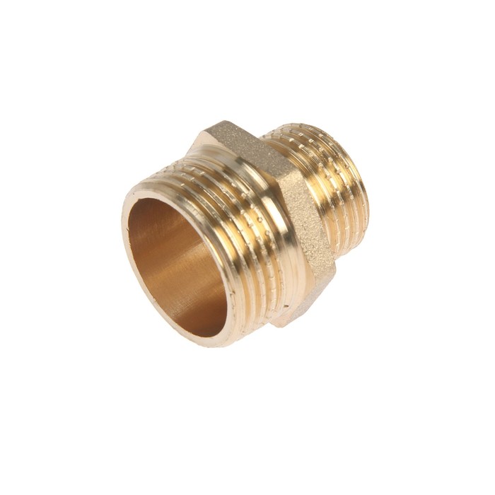 

Ниппель переходной ZEIN, 3/4" х 1/2", наружная резьба, латунь