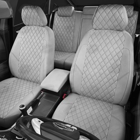 

Авточехлы для Ford Kuga 2 с 2012-н.в. джип Задние спинка и сиденье 40 на 60. БЕЗ заднего подлокотника, 5+2 передних подголовника от рестайлинга