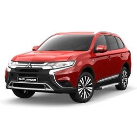 

Пороги на автомобиль "Silver" AutoMax, Citroen C4 Aircross, C-Crosser, Mitsubishi ASX, Outlander XL, III, Peugeot 4007, 4008, 2 шт., AMS.F180S.4002.1