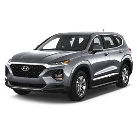 

Пороги на автомобиль "Black" AutoMax, Hyundai Santa Fe IV 2018-2021, 180 см, 2 шт., алюминий, AMS.F180B.2302.1