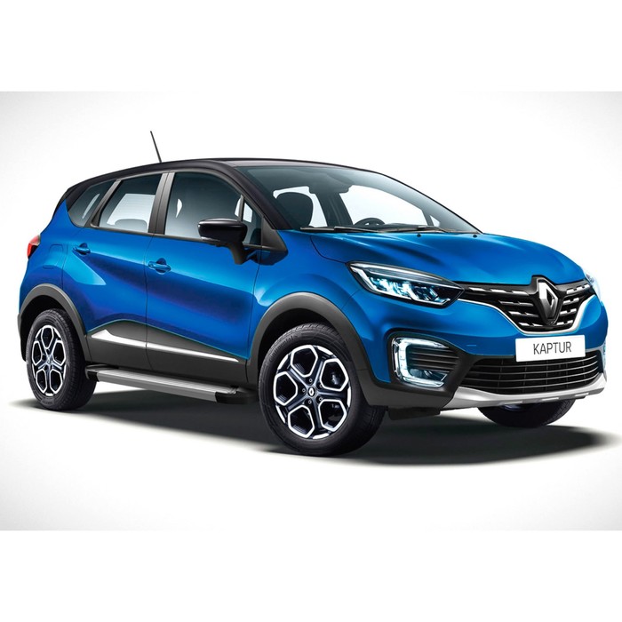 

Пороги на автомобиль "Silver" AutoMax, Nissan Terrano III, Renault Arkana, Duster I, II, Kaptur I рестайлинг, 173 см, 2 шт., AMS.F173S.4701.1