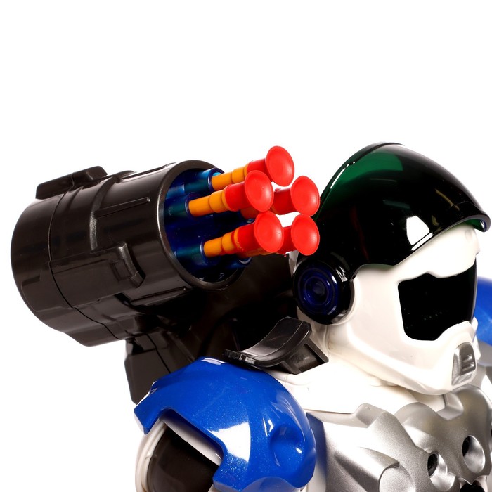 Робот интерактивный «Космобот», русское озвучивание, световые и звуковые эффекты, стреляет 7690977