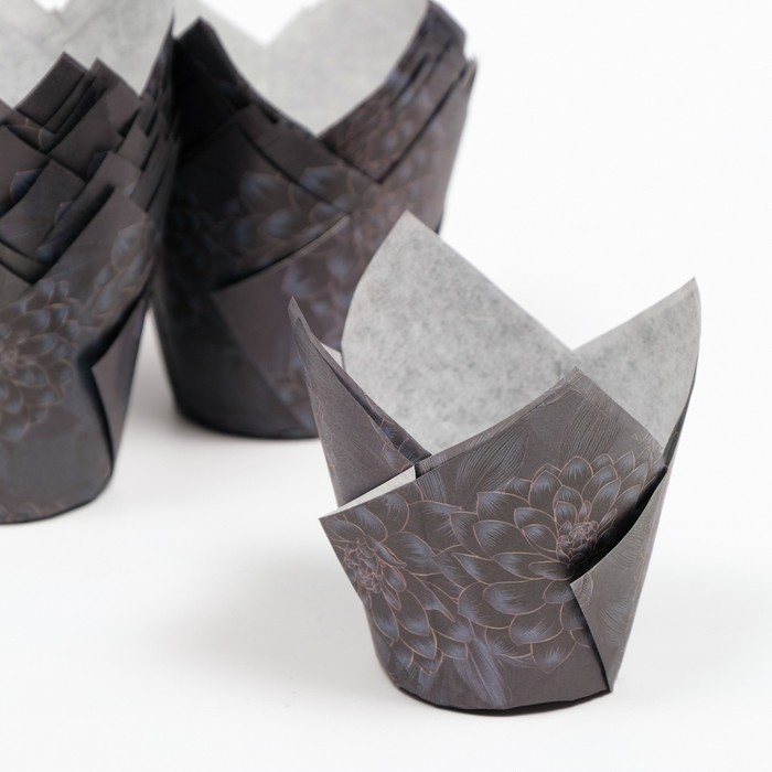 Форма для выпечки Тюльпан цветы 5 х 8 см 1₽