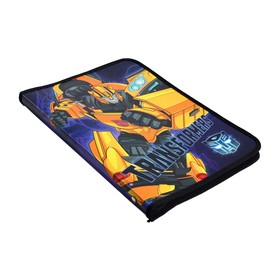 

Папка для труда А4, молния вокруг/откидная планка, Transformers, пластик