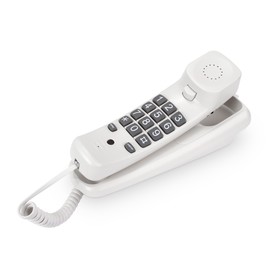 Проводной телефон Texet TX 219, повторный набор, тональный набор, индикатор, светло-серый Ош