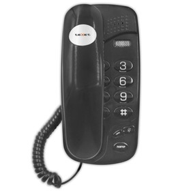 Проводной телефон Texet TX 238, повторный набор, тональный набор, индикатор, черный Ош