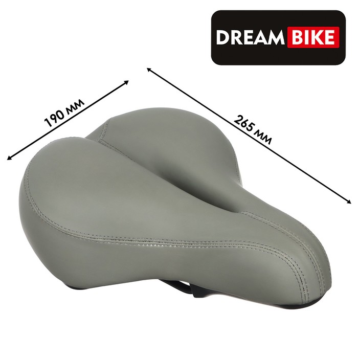 фото Седло dream bike спорт-комфорт, цвет серый