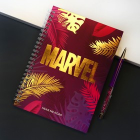 Набор подарочный с блокнотом А5 и ручкой "Marvel" , Мстители