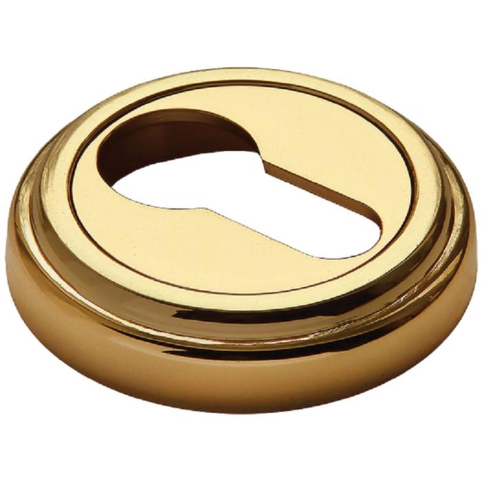 Накладка на ключевой цилиндр MH-KH-CLASSIC PG, цвет золото mh kh clp w pg накладка на ключевой цилиндр цвет белая эмаль золото