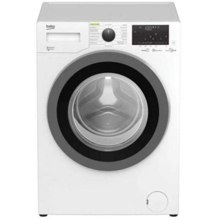 Стиральная машина Beko HTV 7736XSHT, класс D, 1400 об/мин, до 7 кг, белая