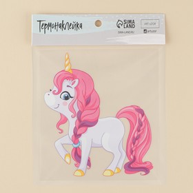 

Термонаклейка для текстиля «Единорожка», 12,47 × 14,47 см