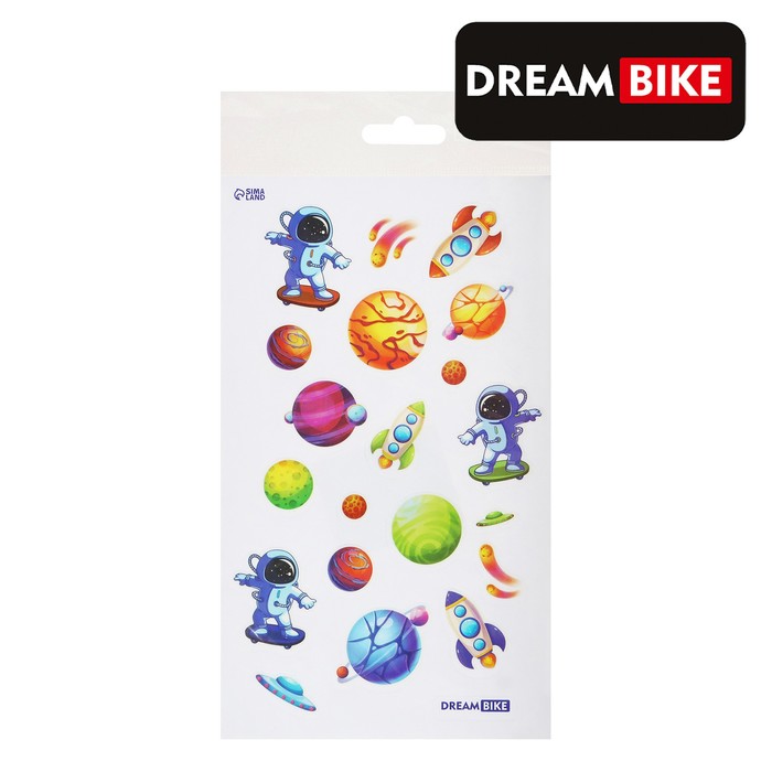 Наклейки светящиеся на велосипед, Космос, Dream Bike