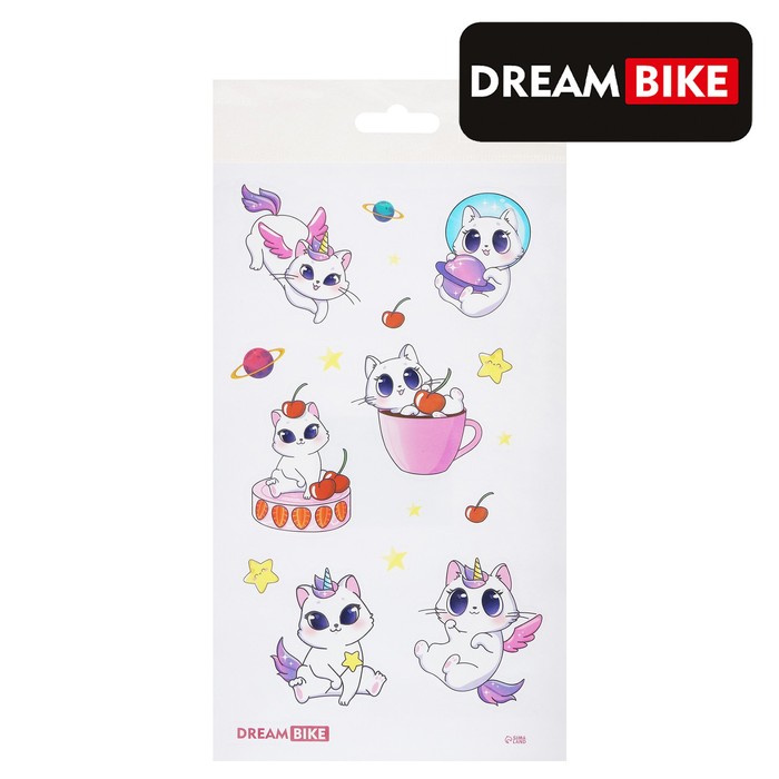 Наклейки на велосипед, Котики, Dream Bike